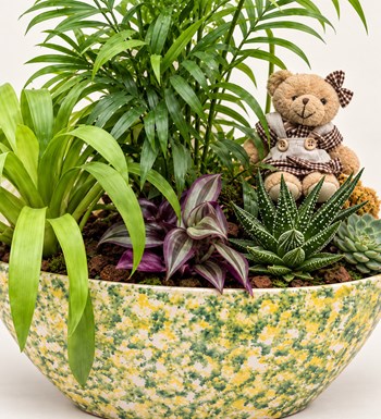 Mini Garden çiçek ve vazo malzemesi detay görünümü