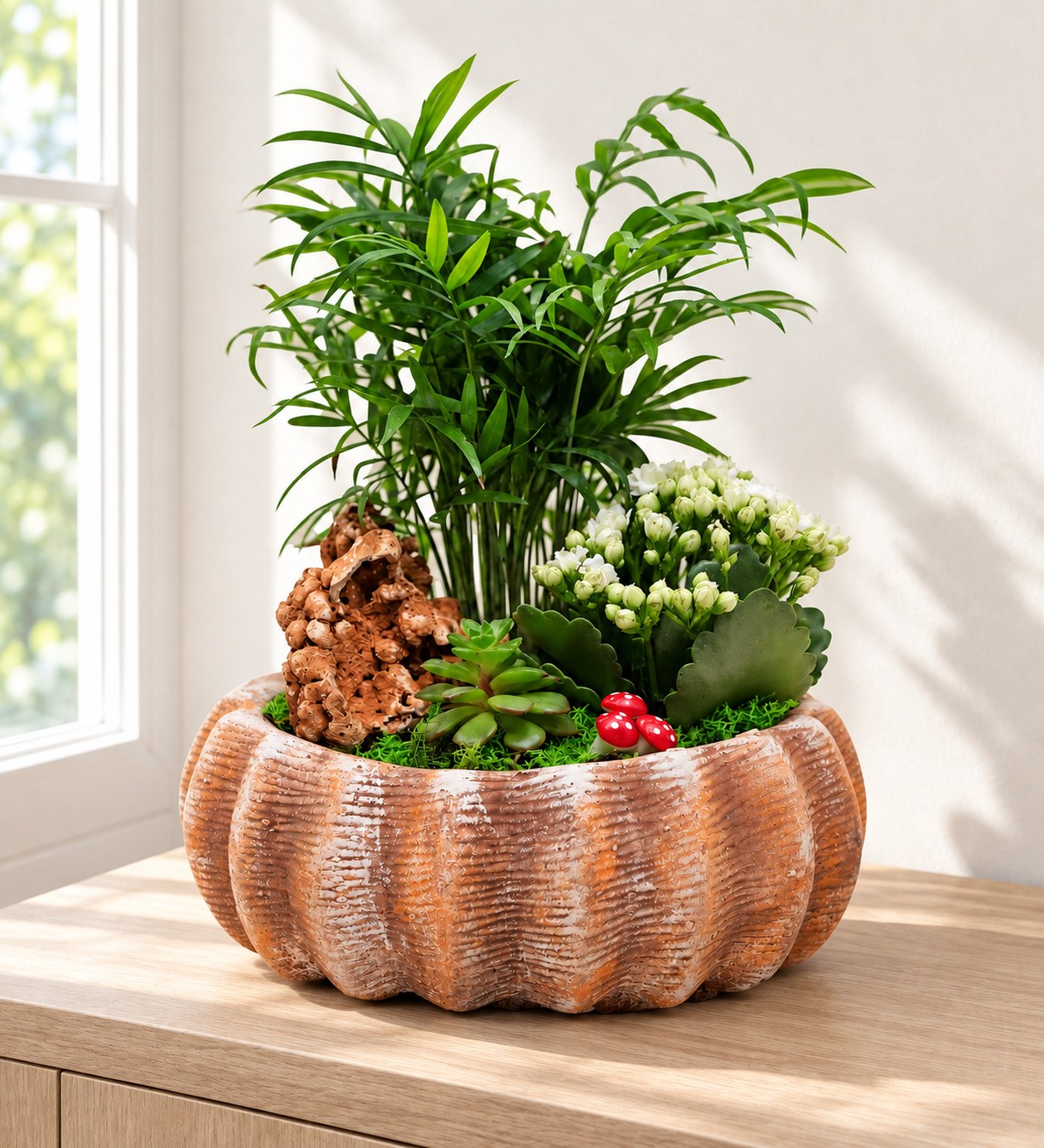 Green Love Garden yaşam alanında gerçekçi boyut görünümü
